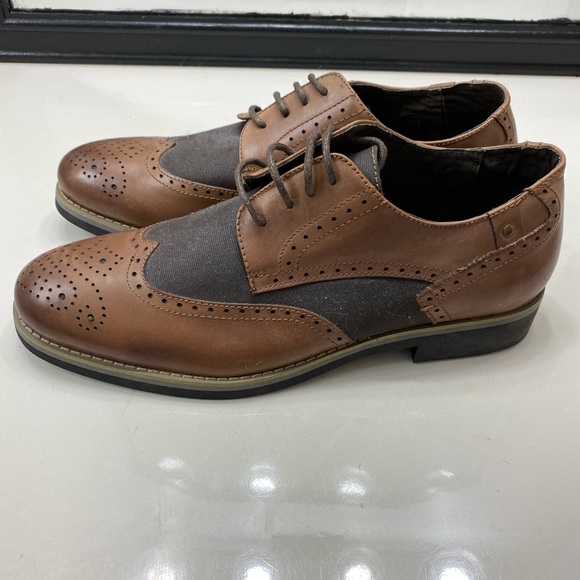 Joe’s Derby men's oxfords tan and brown size 10.5 - Picture 10 of 11